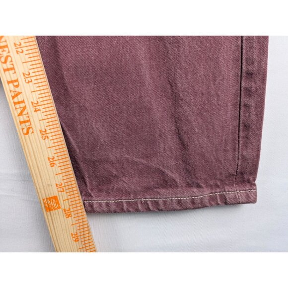 Levis Jeans Mens 40x30 Mauve 501XX Straight Leg Button Fly 100% Cotton - Picture 5 of 10